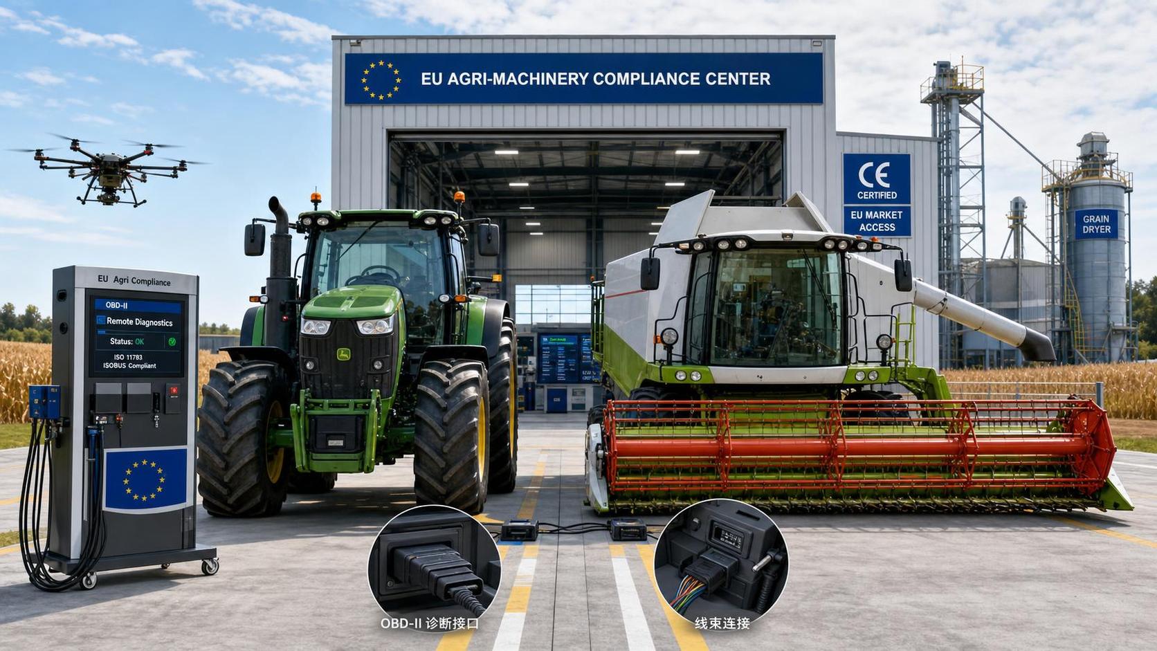 EU Enforces Stage V OBD-II Remote Diagnostics for NRMM