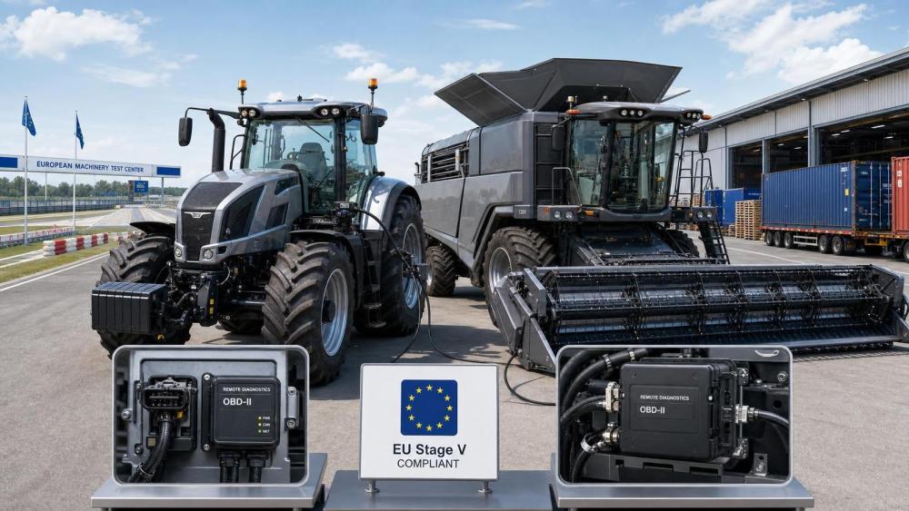 EU Enforces Stage V OBD-II Remote Diagnostics for NRMM