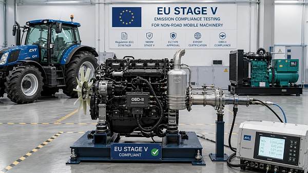 EU Stage V Rule Adds OBD-II Check for NRMM Exports