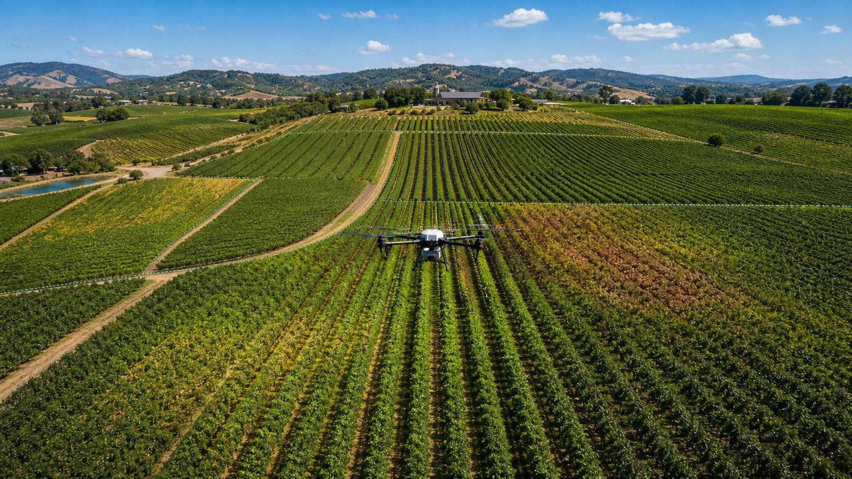 How Drone Crop Scouting Helps Vineyard Managers Spot Stress Before Yield Drops