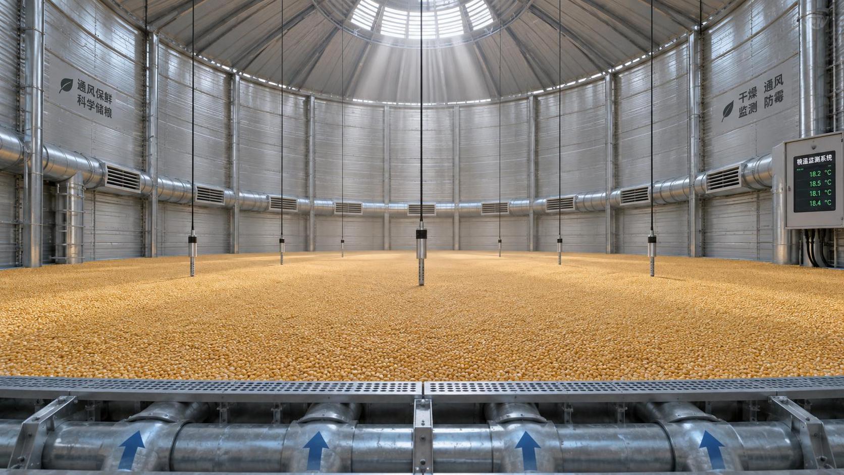 How to Prevent Mold in Stored Grain With Aeration, Drying, and Temperature Monitoring