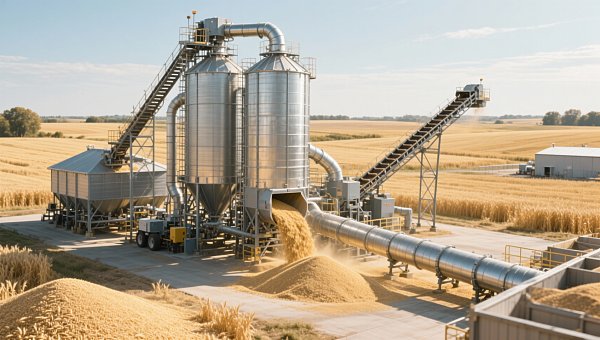 Is a Continuous Grain Dryer Cheaper to Run at High Throughput?