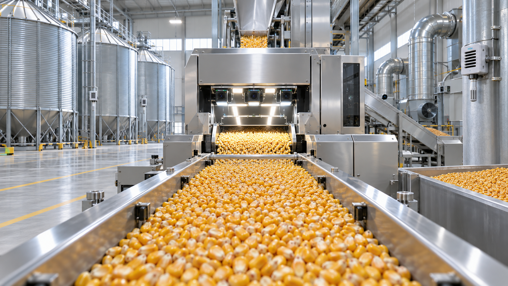 Aflatoxin Control in Stored Grain: Monitoring, Drying, and Sorting Strategies