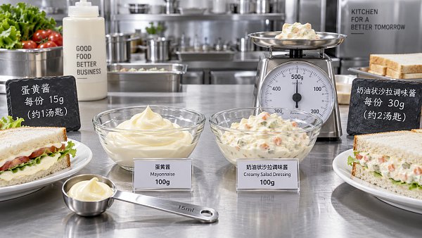 Mayonnaise vs Salad Dressing: Comparing Foodservice Portion Costs