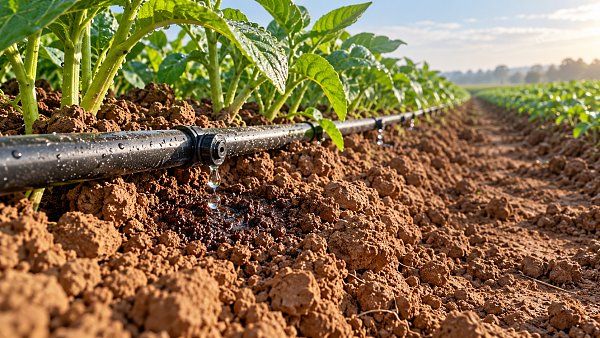 How Much Water Can Drip Irrigation Save on Clay Soil?