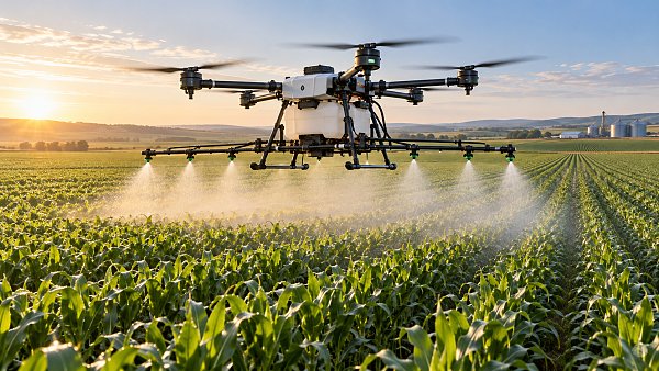 US Agricultural Drone Treatment Area Rises 59%, With Lessons From China