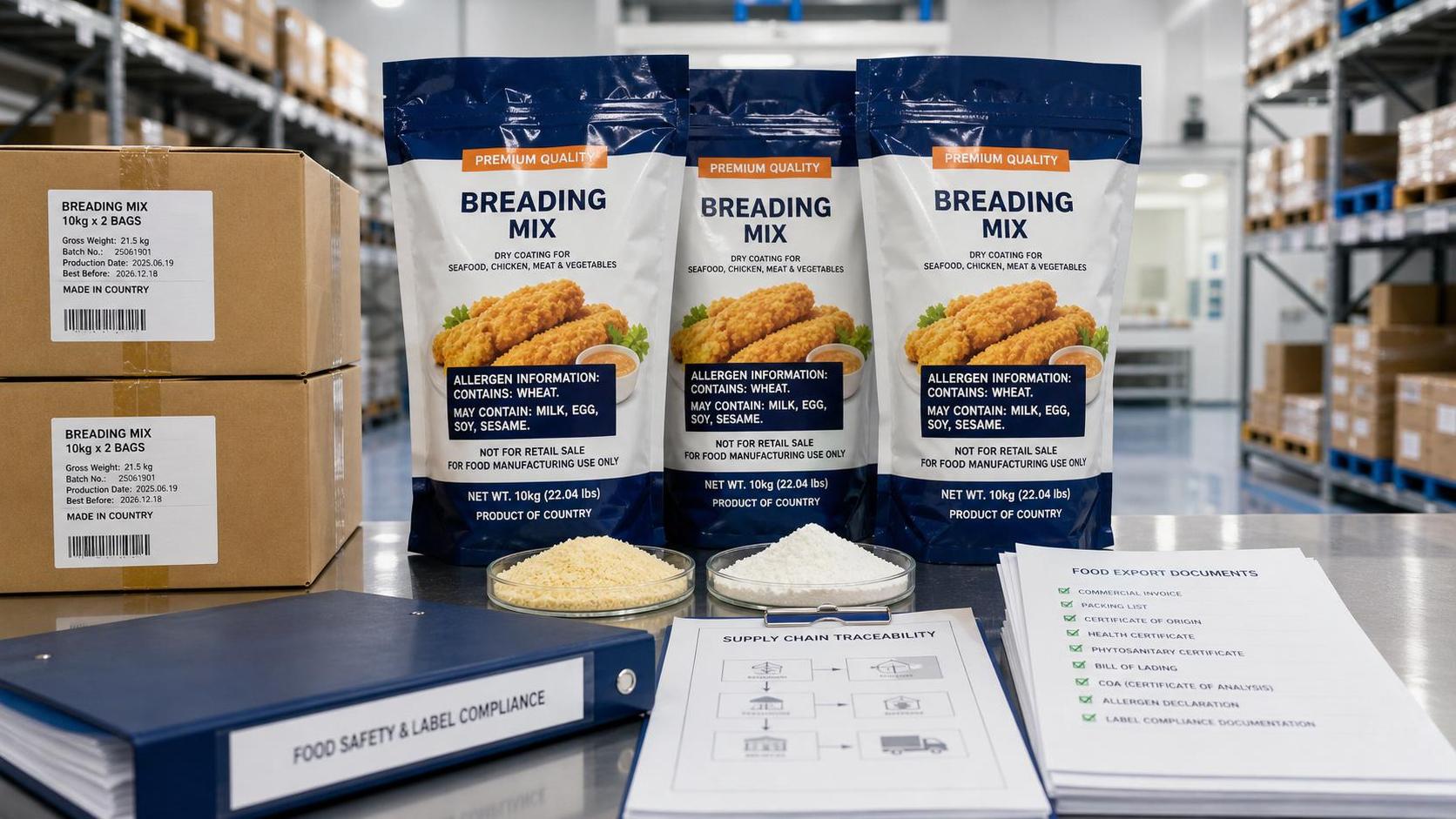 FDA Enforces Allergen Labeling Rule for Coating Mixes