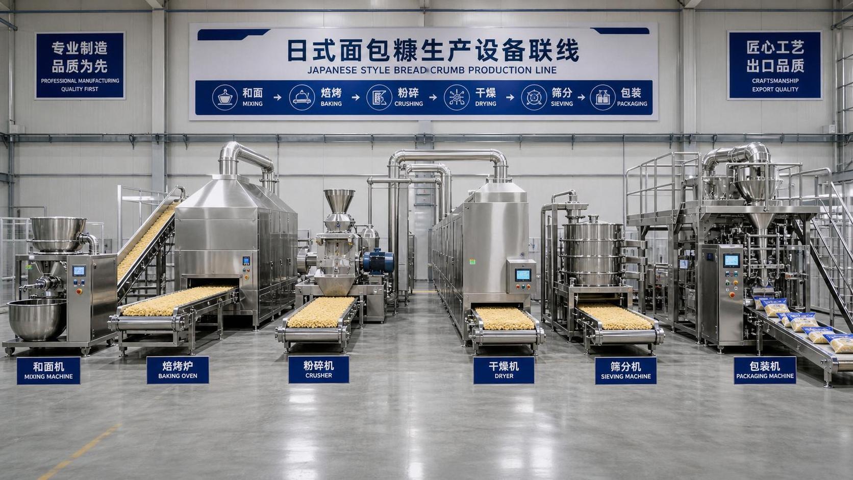 What to Check Before Choosing a Panko Production Equipment Exporter