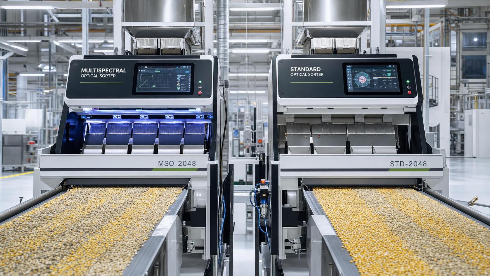 Multispectral Optical Sorters vs Standard Sorters: What Changes