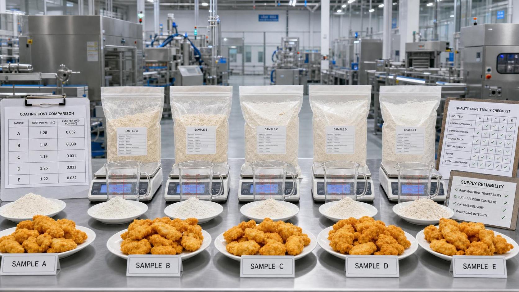 How to Compare a Food Coating Ingredients Manufacturer Beyond Unit Price