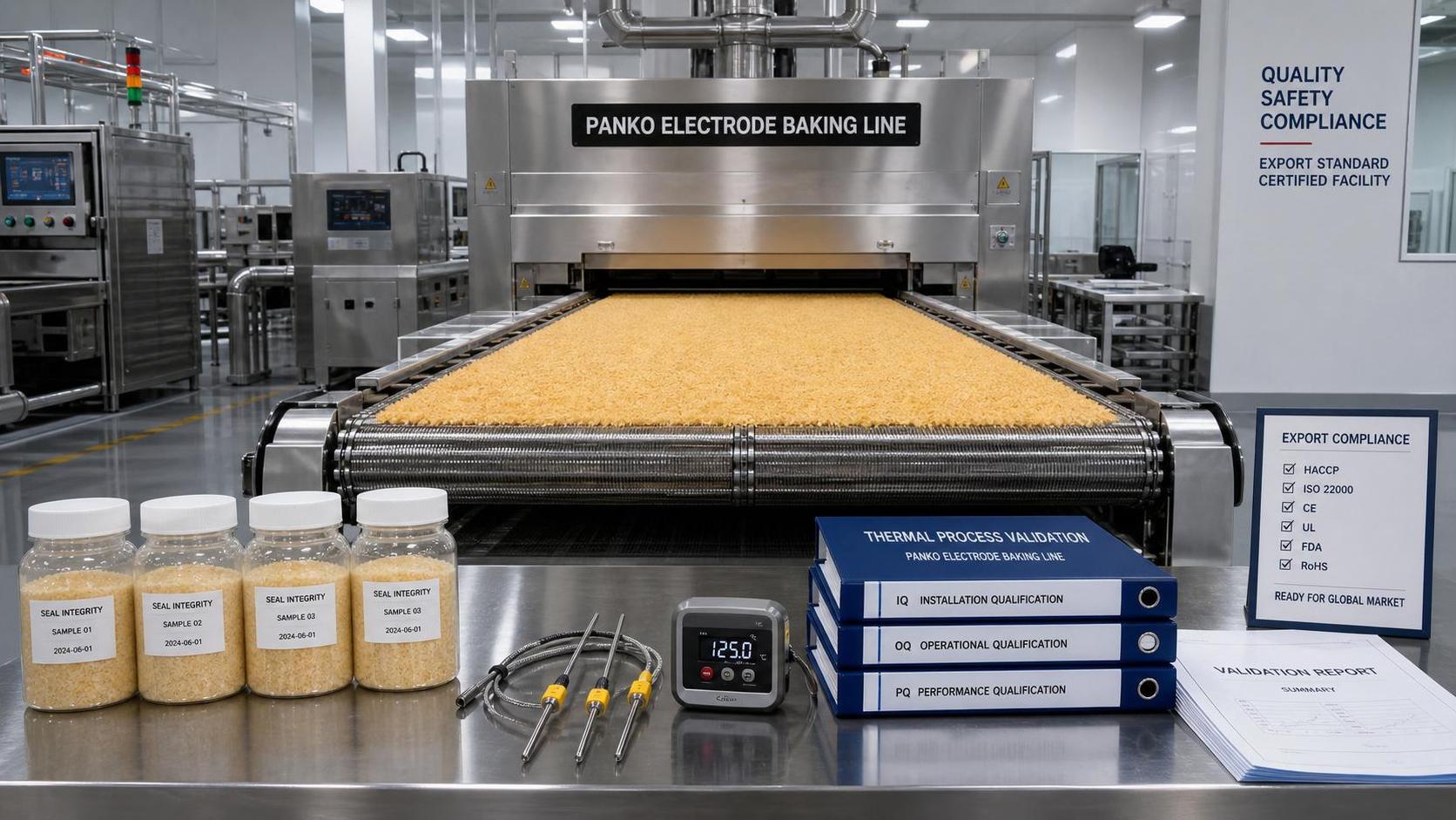 FDA Rule Takes Effect for Panko Baking Line Validation
