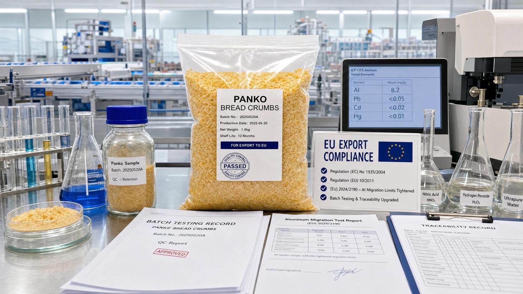 EU Tightens Aluminum Limit in Panko Coatings