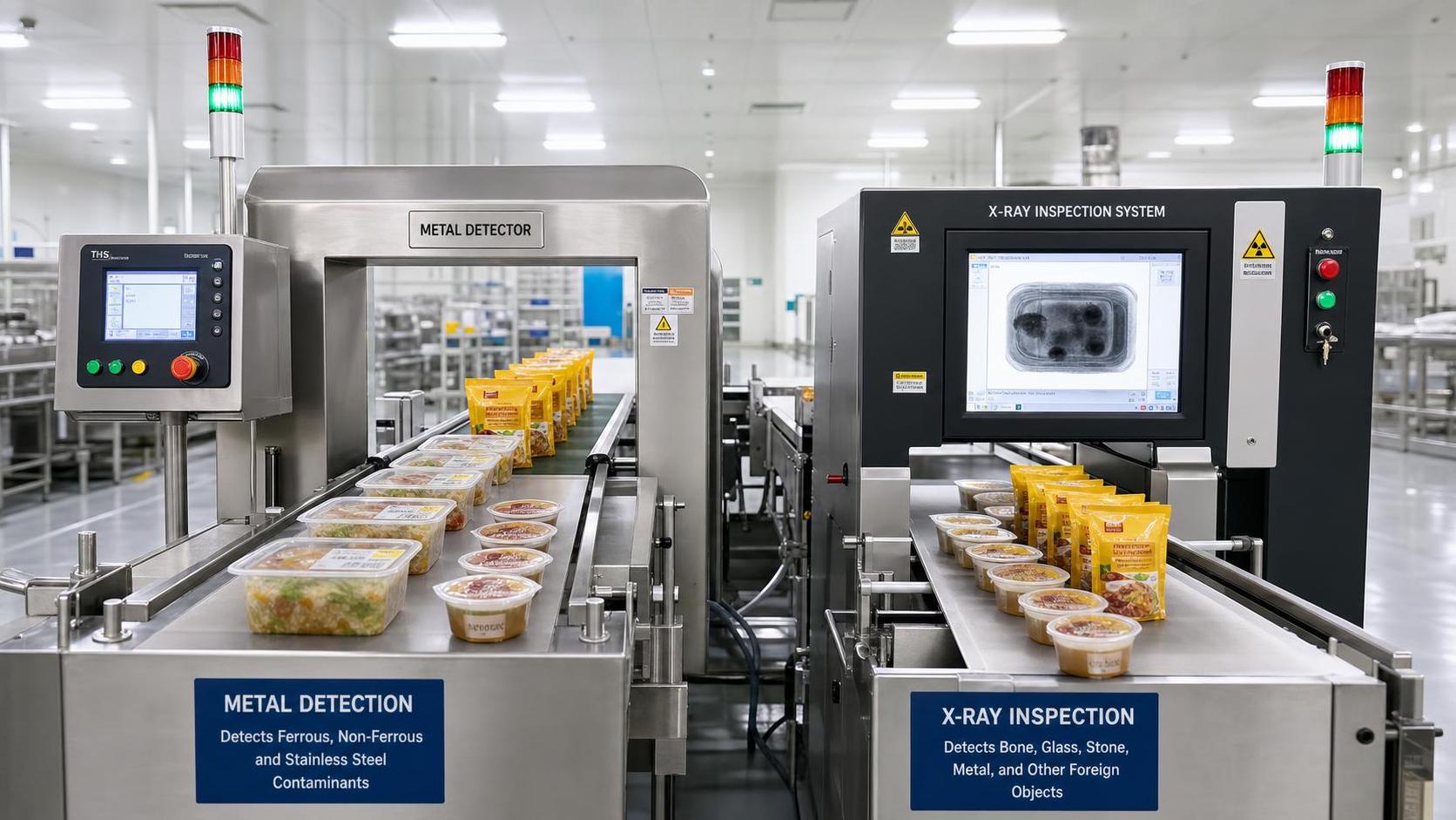 Metal Detection Systems vs X-Ray: Which Better Fits Wet Food Lines?