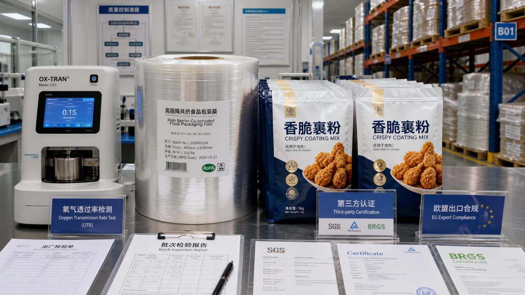 BRCGS Tightens OTR Compliance for Barrier Food Films