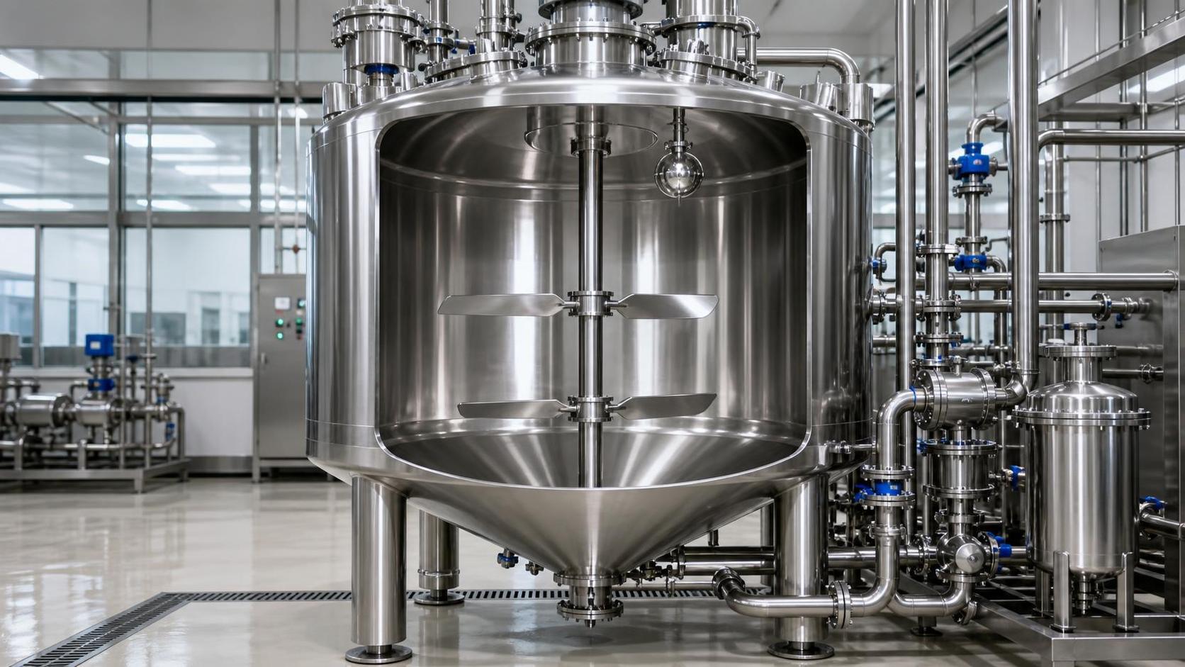 How Agitation, Surface Finish, and CIP Design Affect Stainless Steel Mixing Tanks