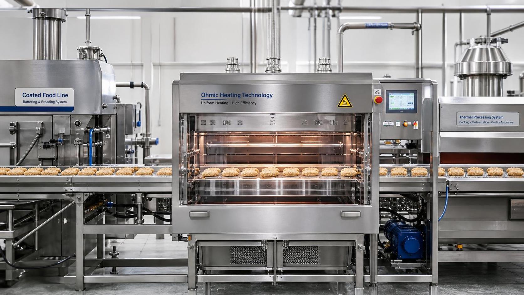 When does ohmic heating technology make sense for coated food lines?