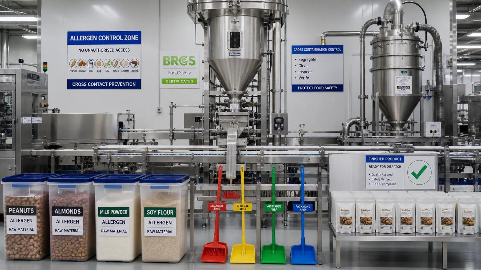 How to build an allergen management plan for BRCGS compliance