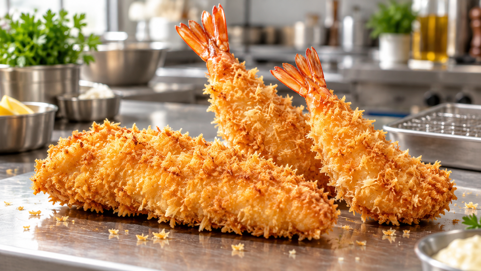 When needle Panko breadcrumbs are the right choice for coatings