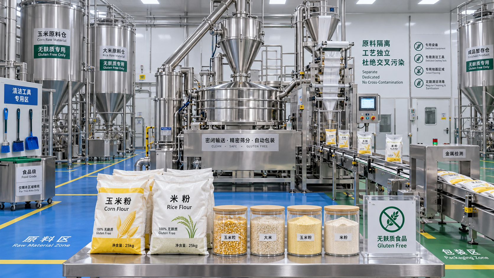 How to verify a gluten-free grain processing manufacturer’s controls