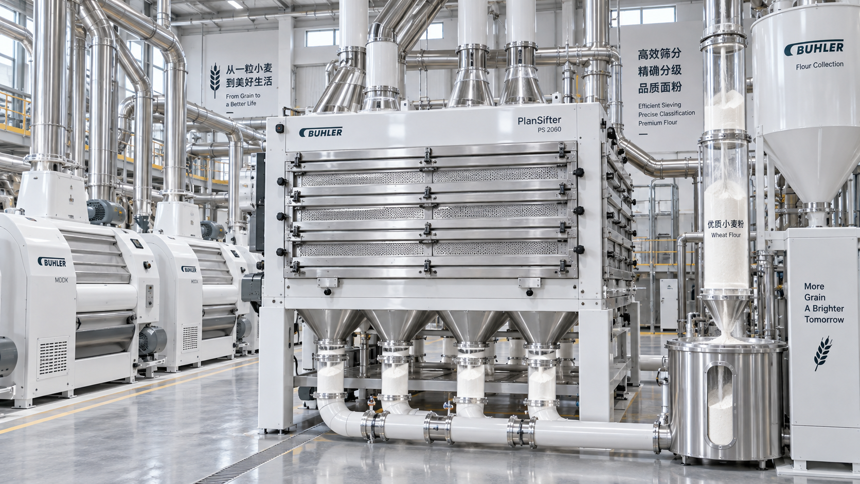 When do high capacity plansifters improve flour mill throughput?
