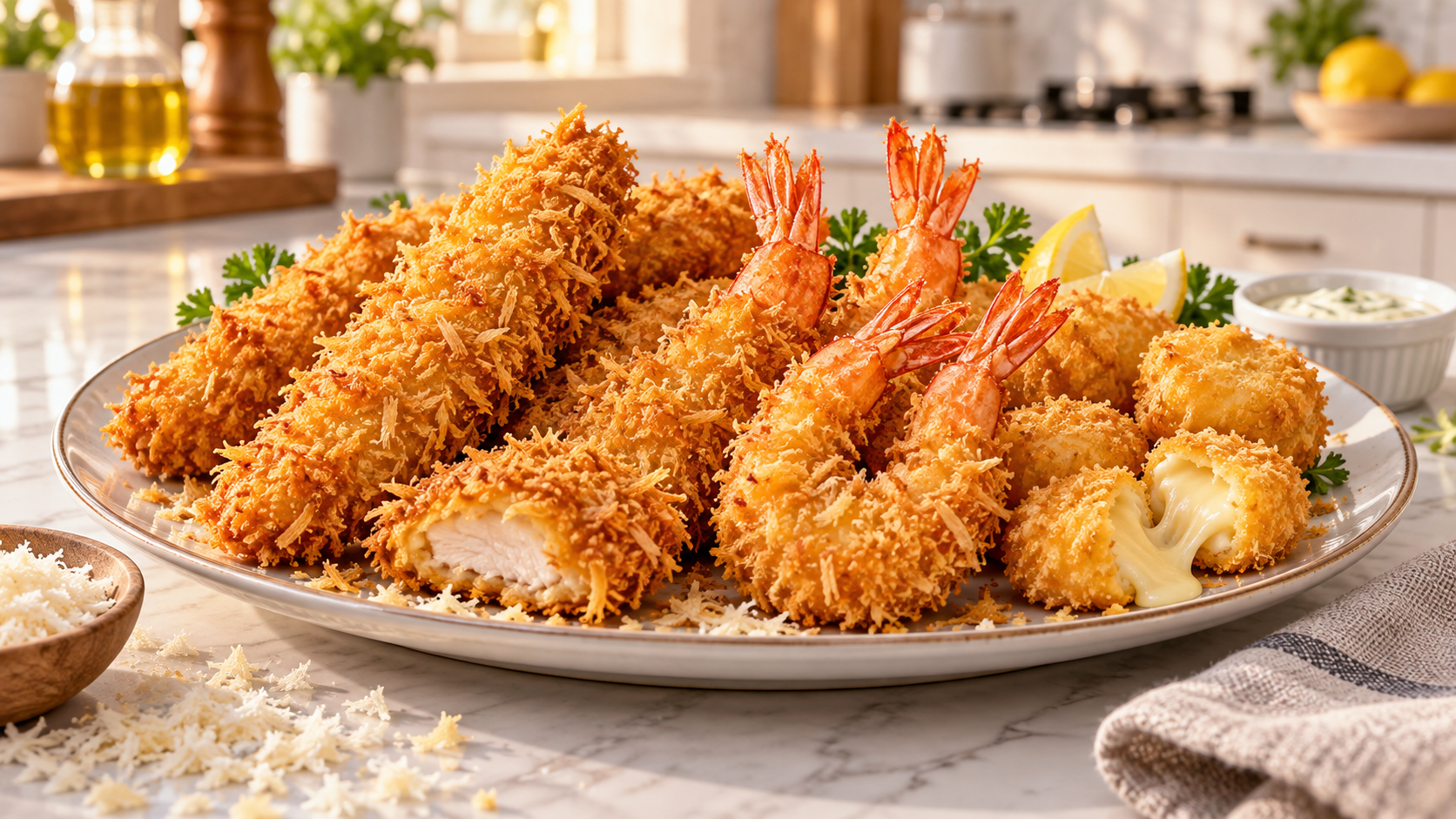 Japanese Needle-Shaped Bread Panko for Chicken, Seafood, and Snacks