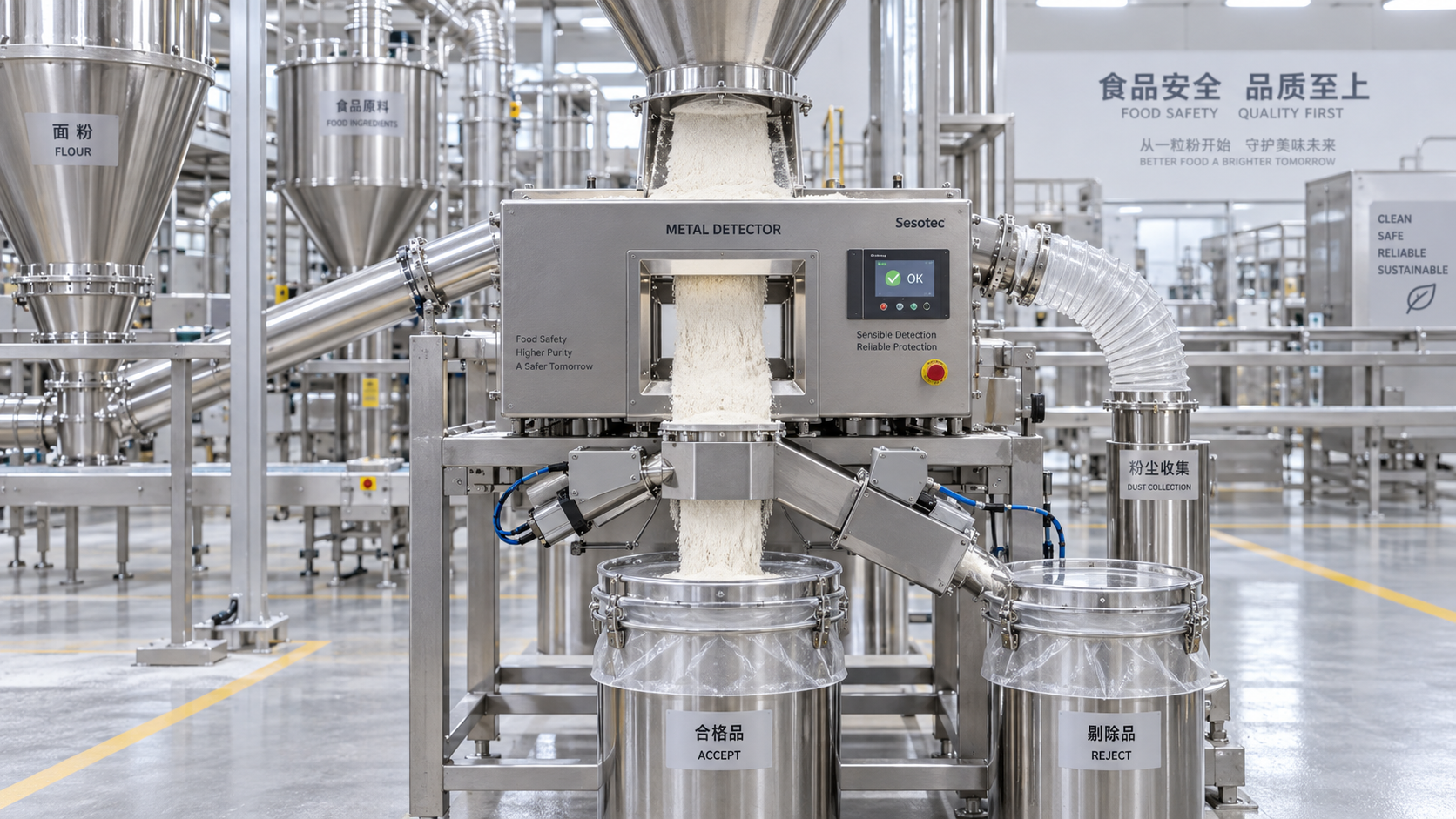 Metal Detection in Powdered Products: Reducing Product Effect and False Alarms