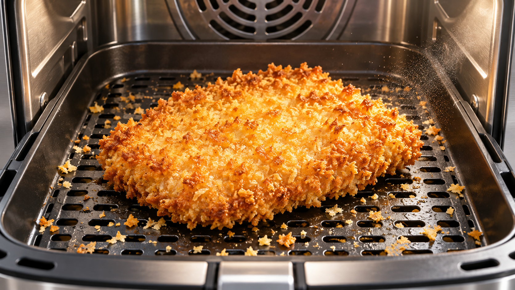 How to improve coating crispiness in air-fried products
