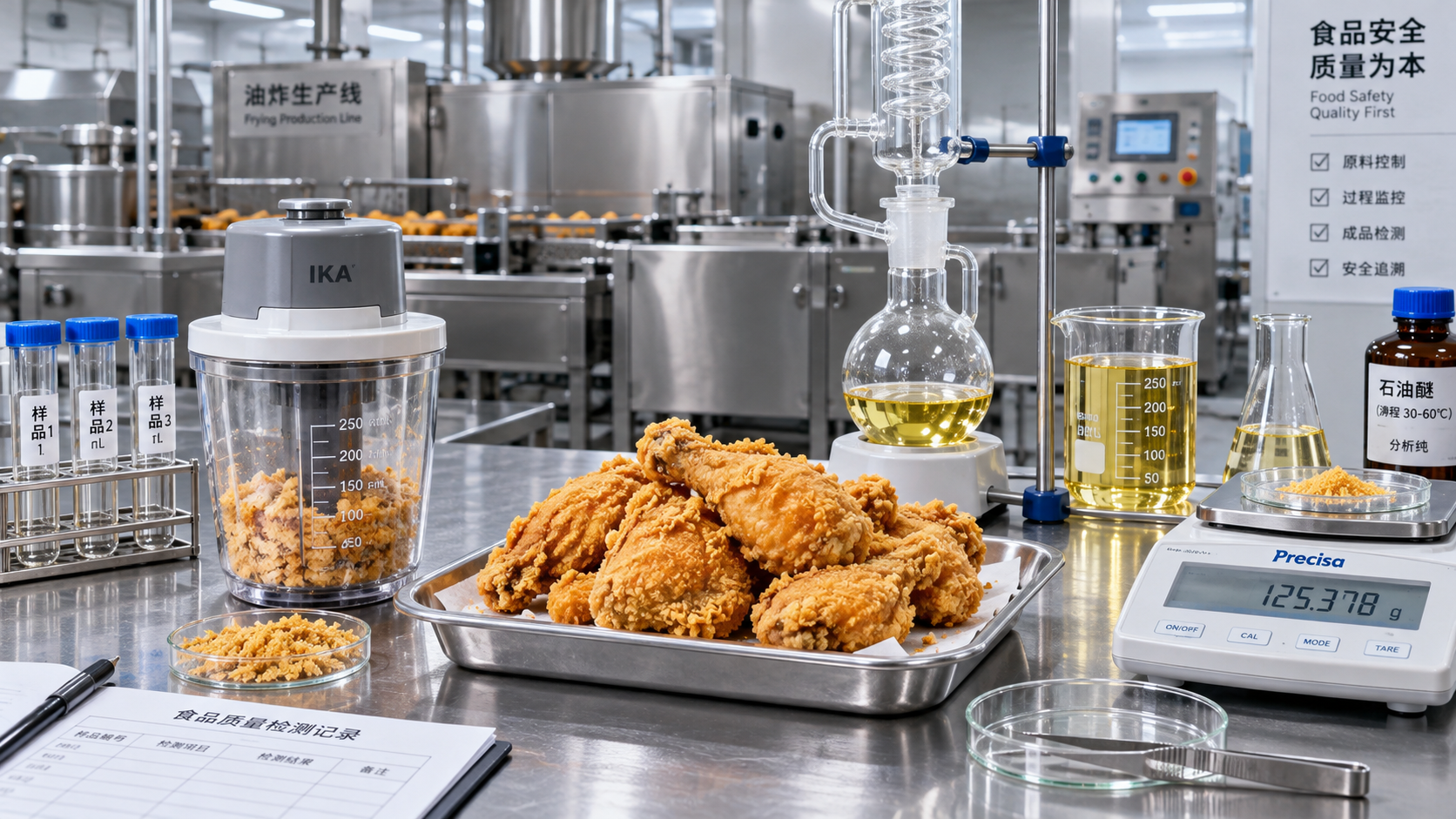 How to test oil absorption in fried foods for consistent coating quality