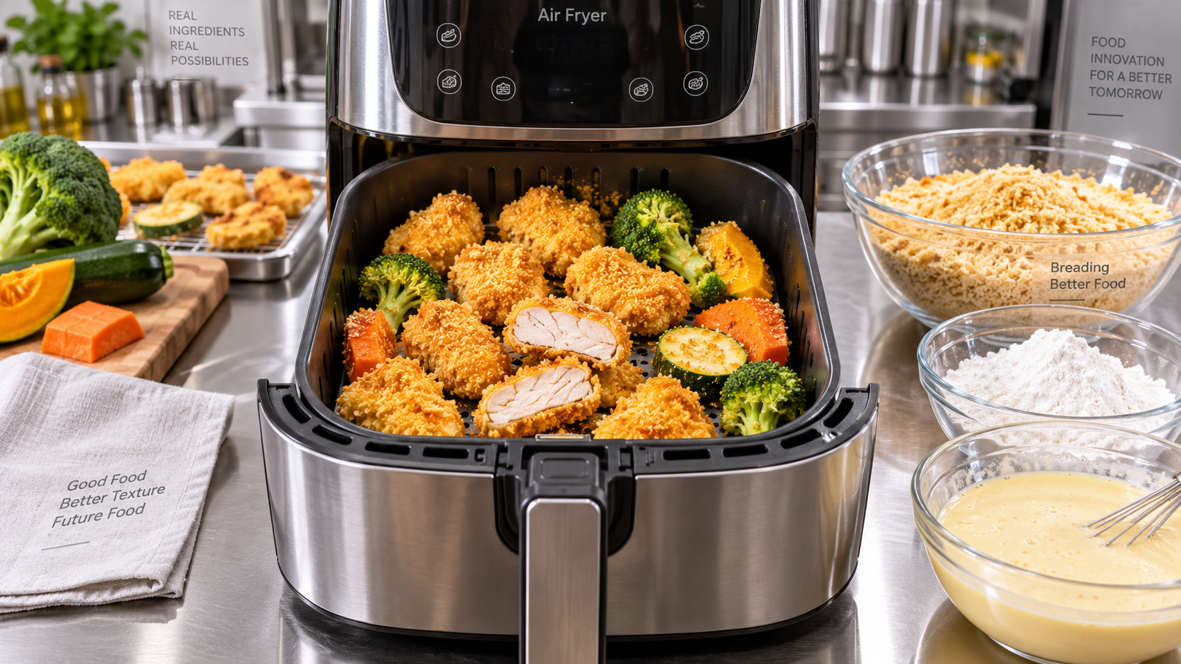 How is demand for air-fryer foods shaping the food coating market?