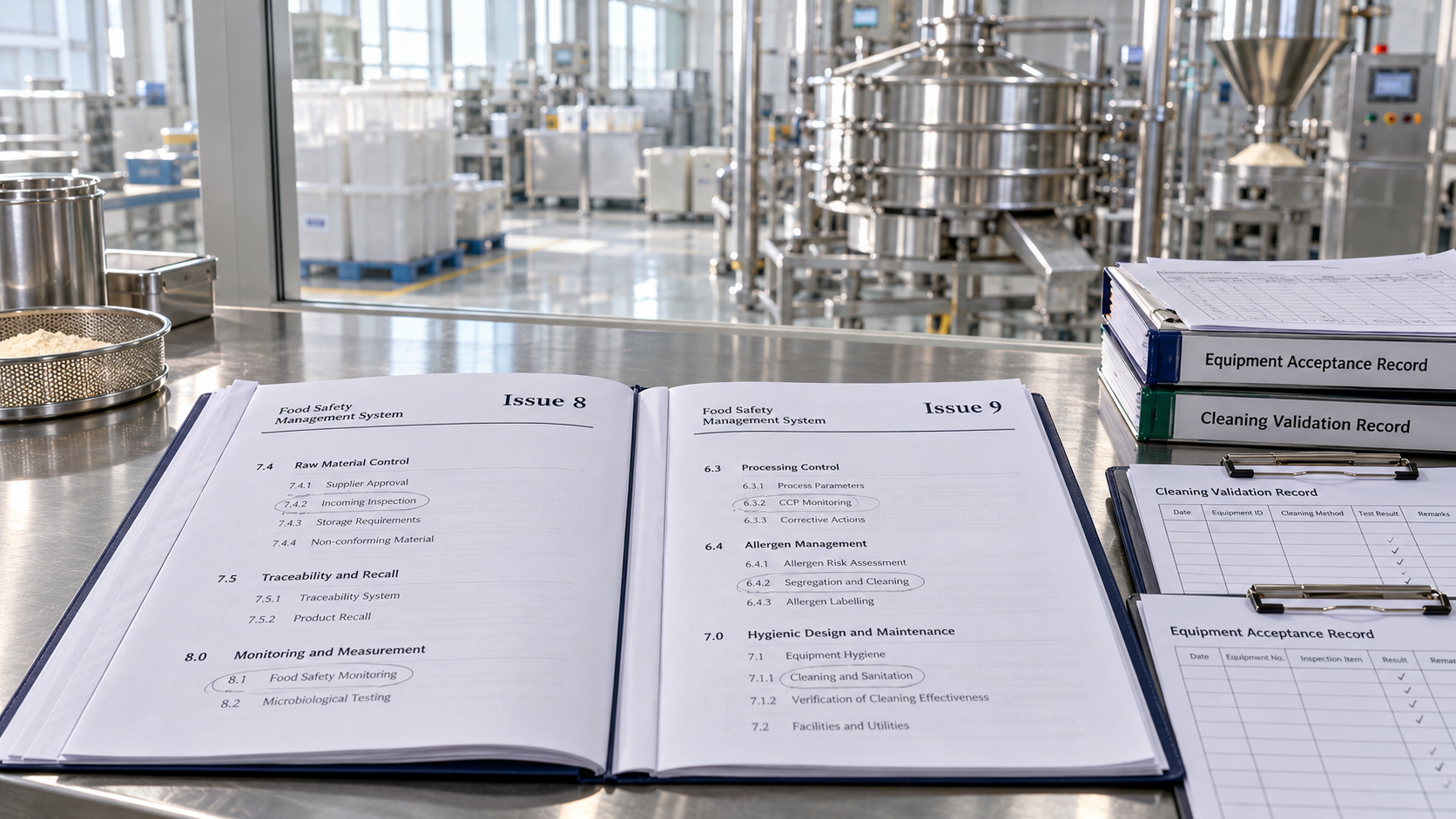 Still Using BRCGS V8 Documents? How to Check Them Against Issue 9