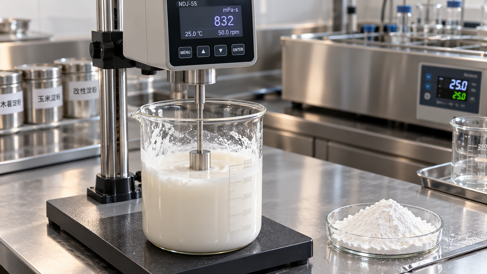 How Does Starch Modification Affect Batter Viscosity?
