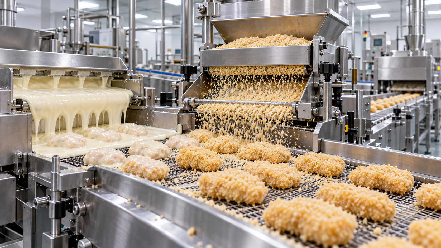 How to choose uniform coating applicators for breaded foods