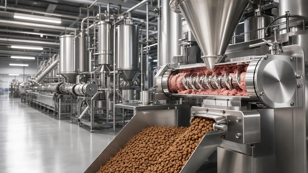 Pet Food Extrusion Technology: How Twin-Screw Systems Improve Fresh Meat Formulas