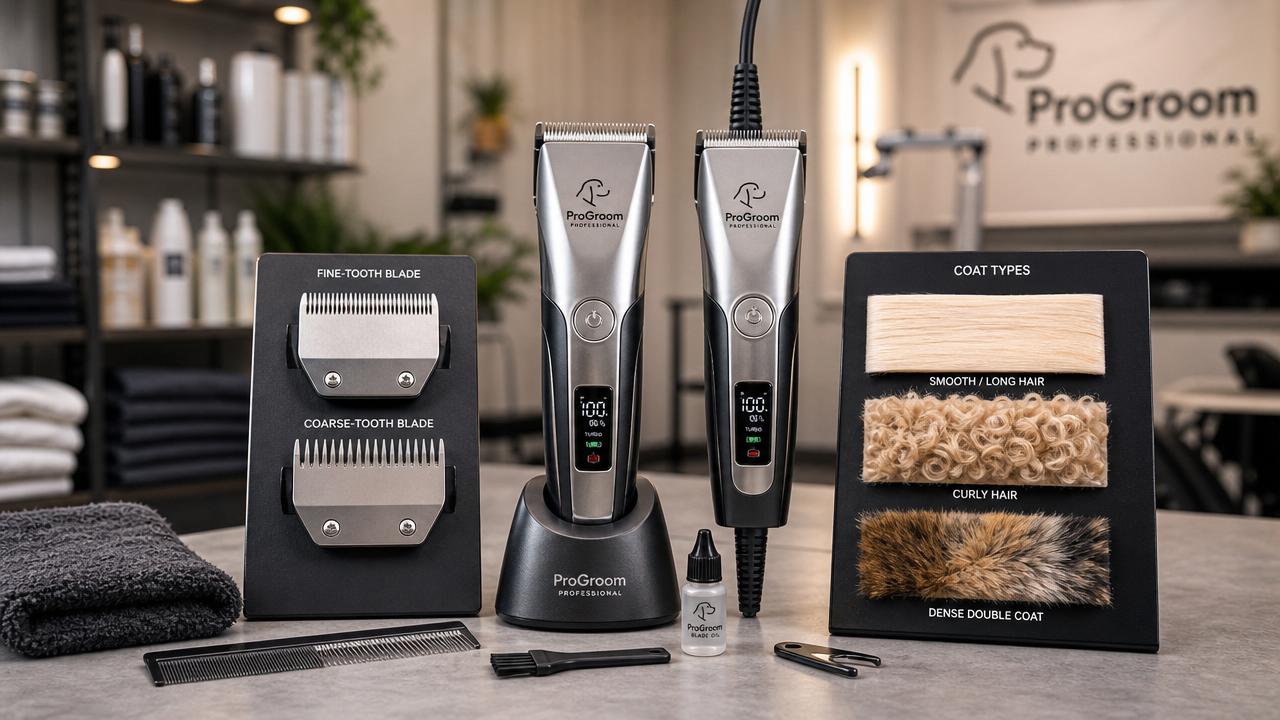 Pet Grooming Clippers: Blade Types, Motor Options, and Coat-Specific Selection Tips