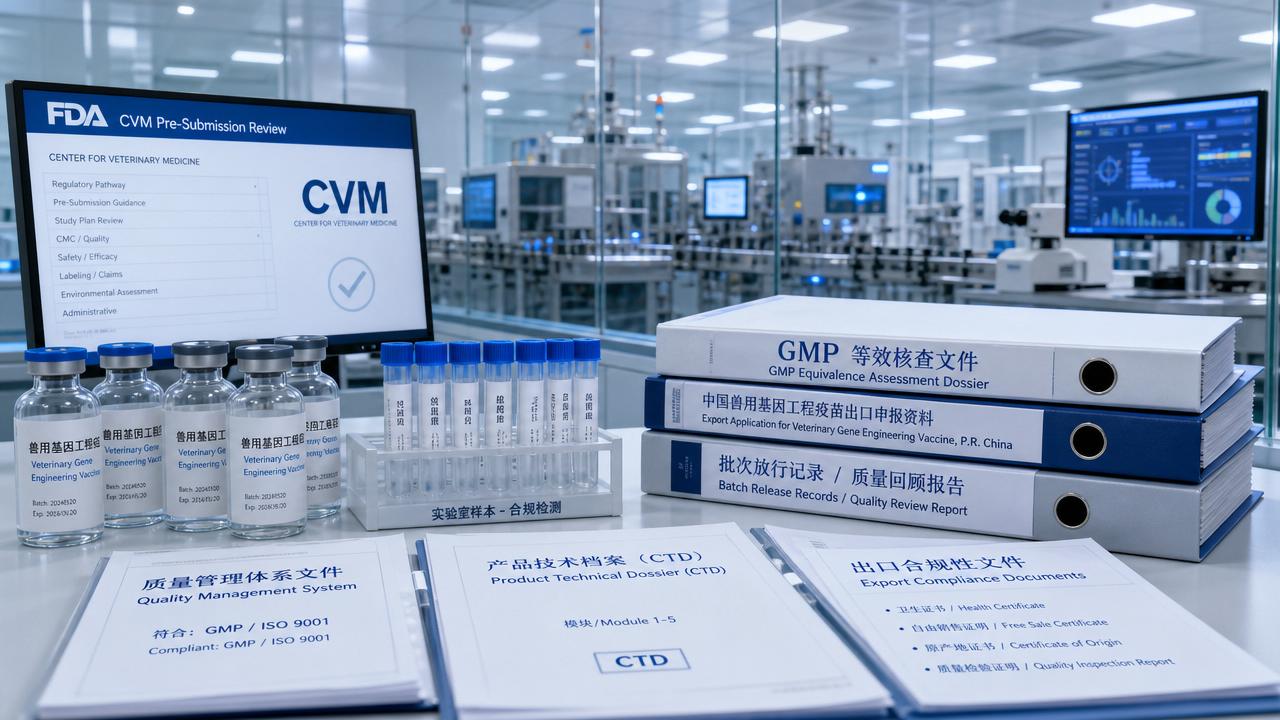 FDA CVM Tightens U.S. Entry Path for Chinese Veterinary Genetic Vaccines