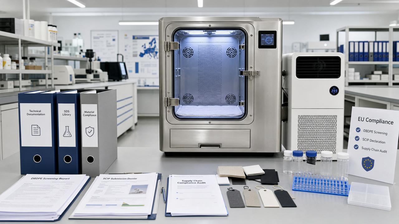 EU SCIP Scope Widens for DBDPE Pet Drying Systems