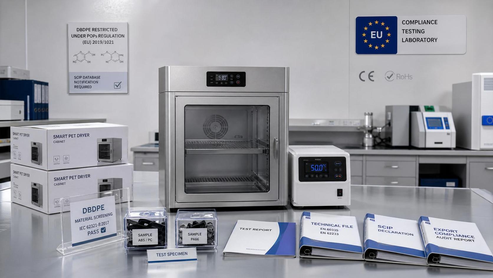 ECHA Extends SCIP Scope to DBDPE Pet Drying Units