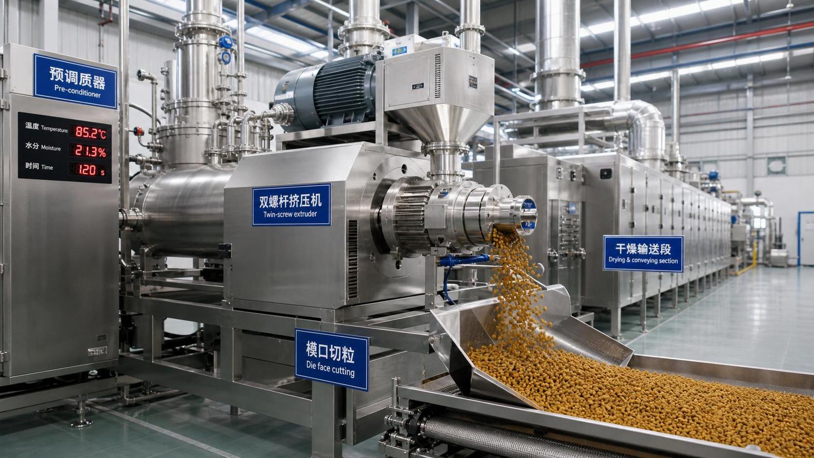 Extrusion Cooking for Kibble Explained: Process Steps, Moisture Control, and Texture Outcomes