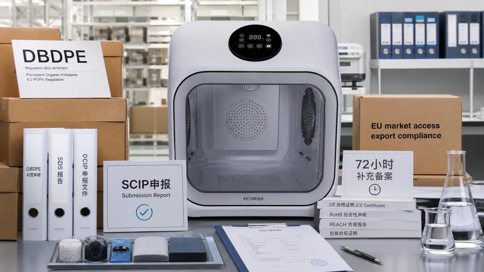 ECHA Expands SCIP Scope for DBDPE Drying Cabins