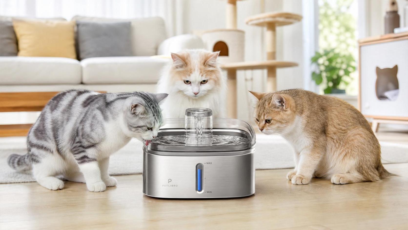 How to Choose a Smart Pet Water Fountain for Multi-Cat Homes