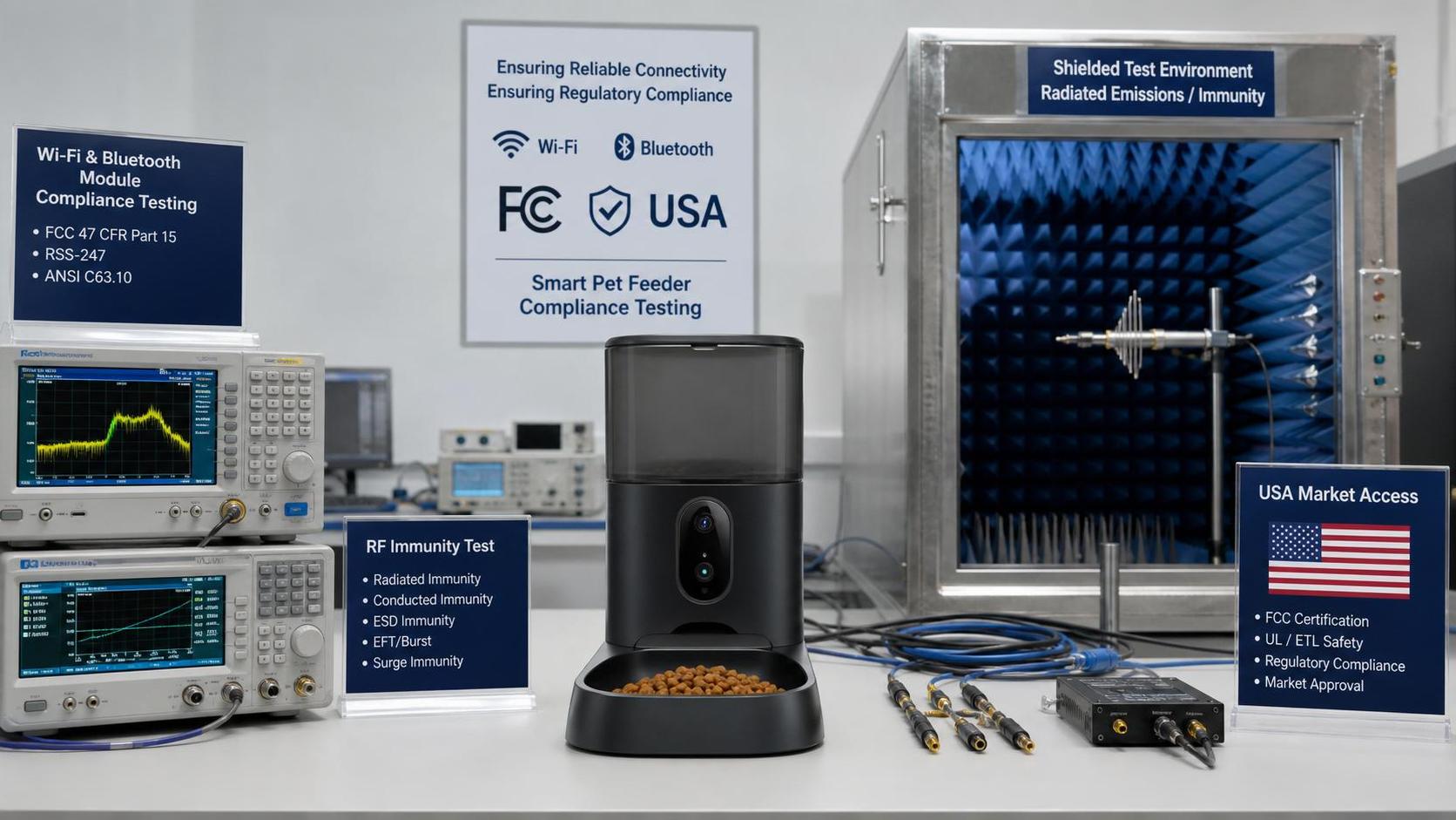 FCC Sets New RF Immunity Bar for AI Pet Feeders