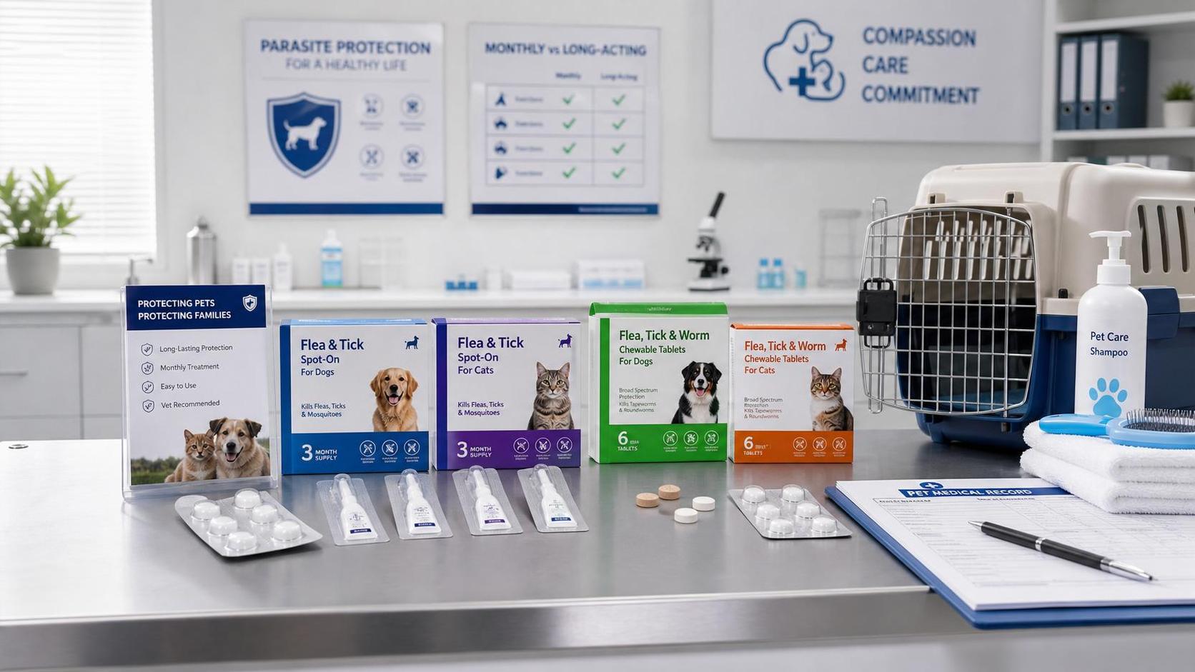 Long Acting Veterinary Parasiticides: When Are They Better Than Monthly Treatments?