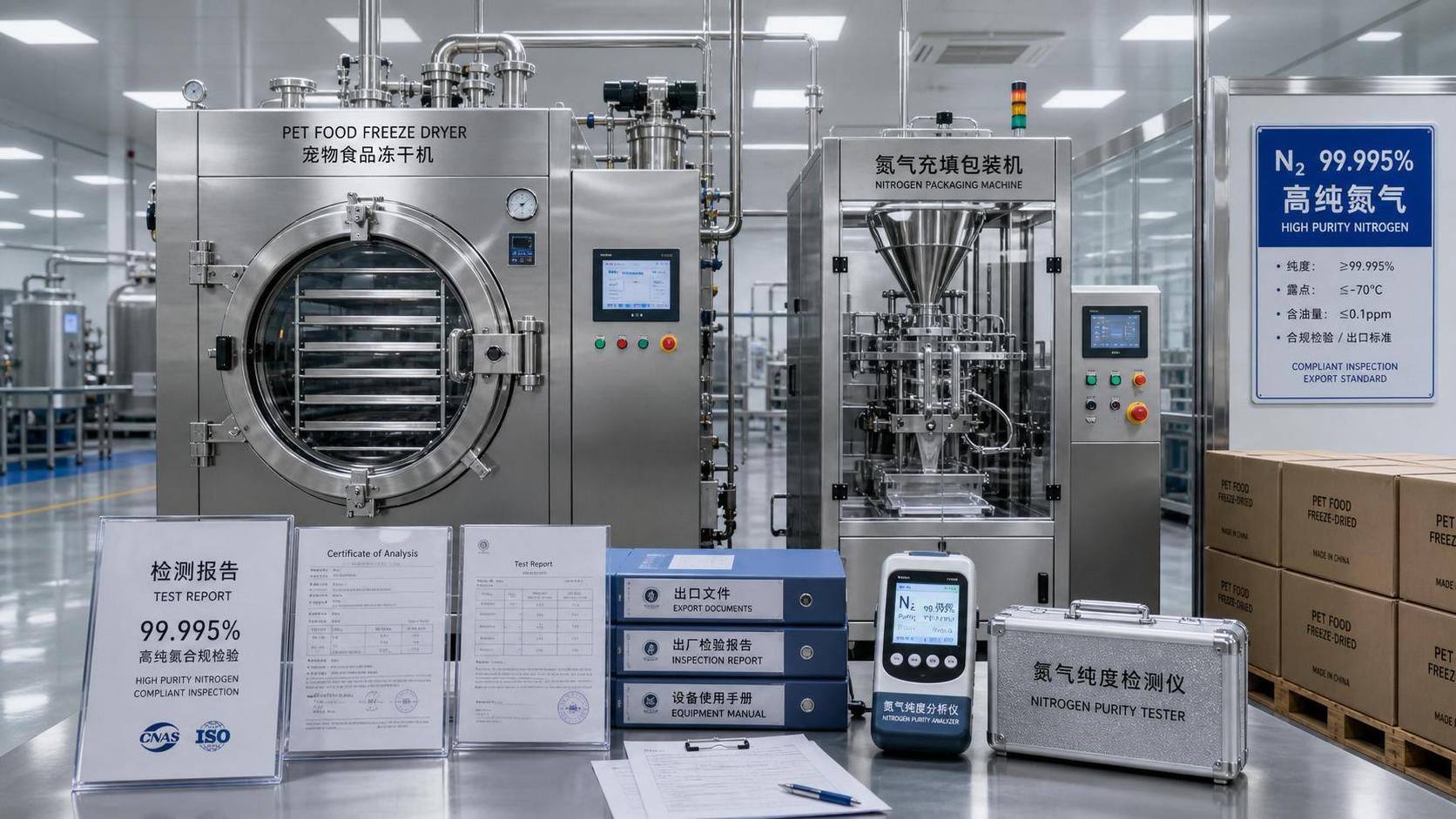 FDA CVM Sets July 1 Nitrogen Purity Rule for Pet Food Freeze-Drying Equipment