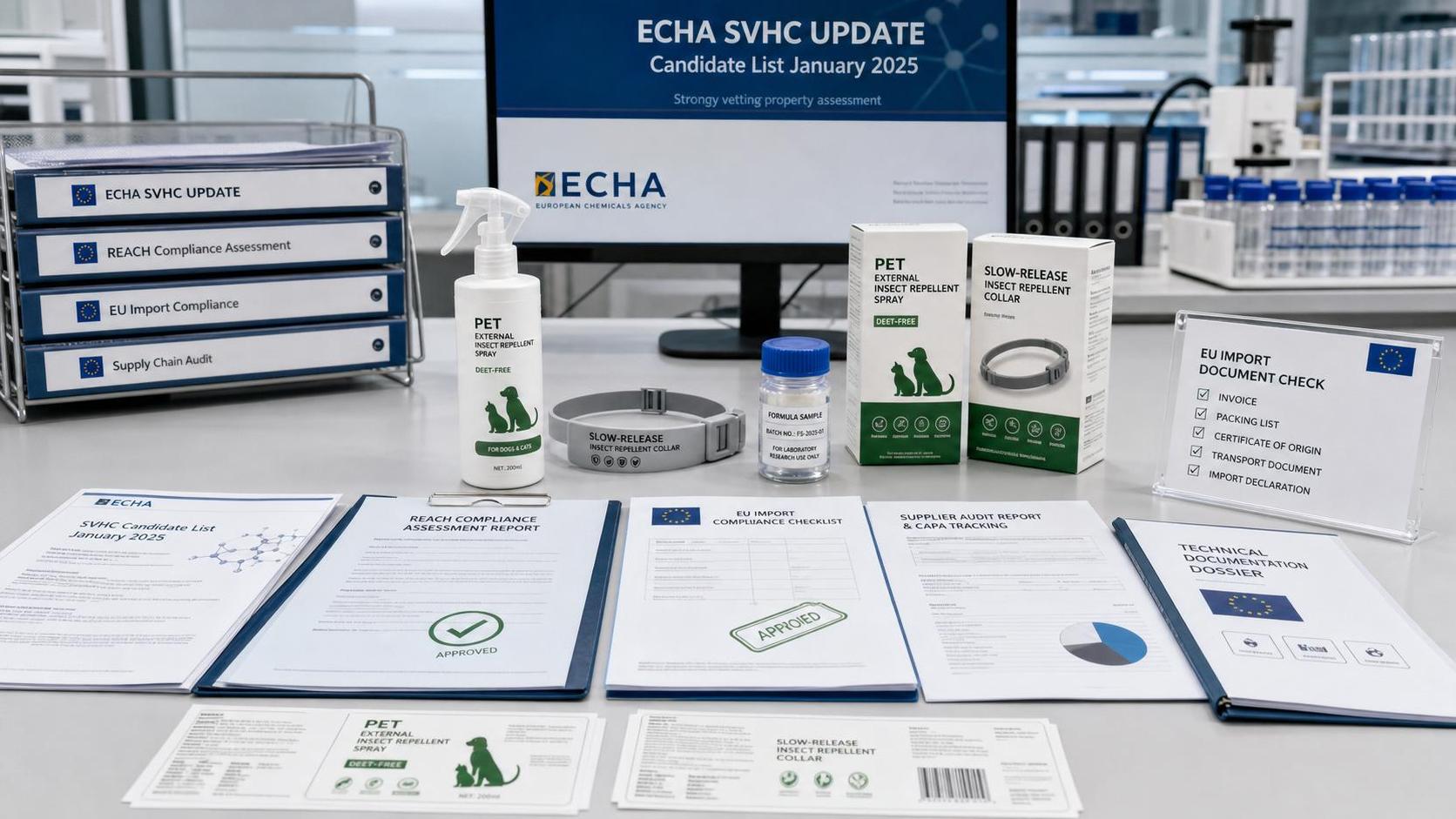 ECHA SVHC Update Reaches Pet Antiparasitic Supply Chains