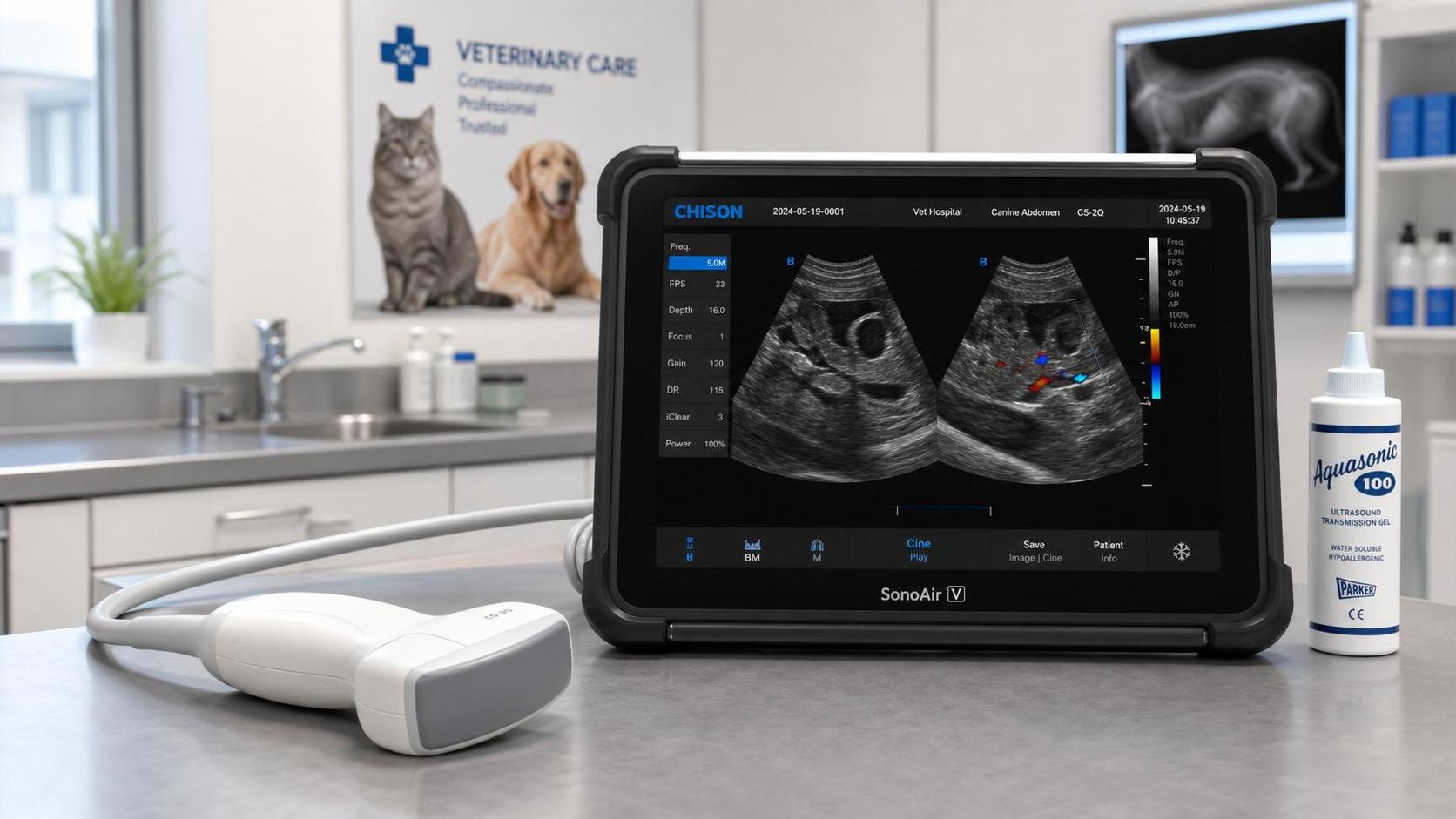 Convex Veterinary Imaging Probes Explained: Use Cases, Frequency Range, and Image Depth