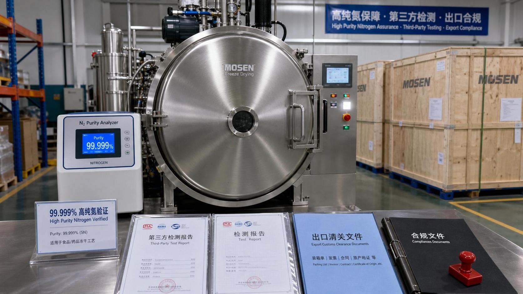 FDA CVM Adds Nitrogen Purity Report Rule for Freeze-Drying Exports