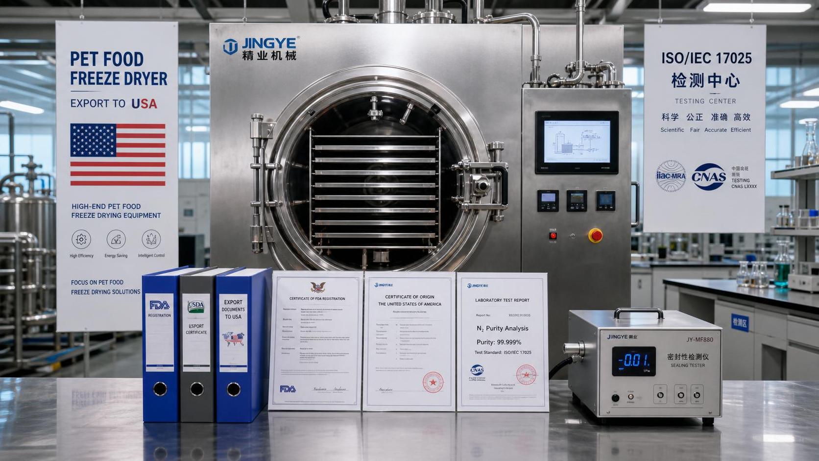 FDA CVM Tightens Freeze-Drying Export Documentation