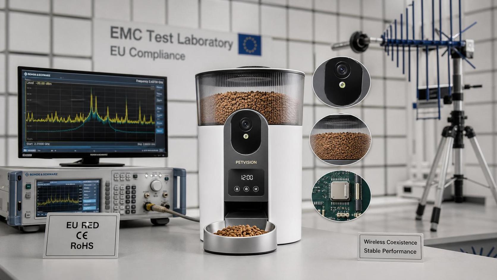 EU Makes EN 55032:2026 Mandatory for AI Pet Feeders