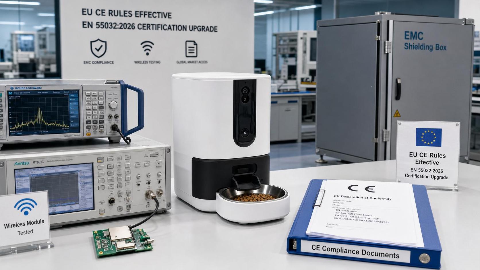 EU CE Rule Takes Effect for AI Pet Feeders