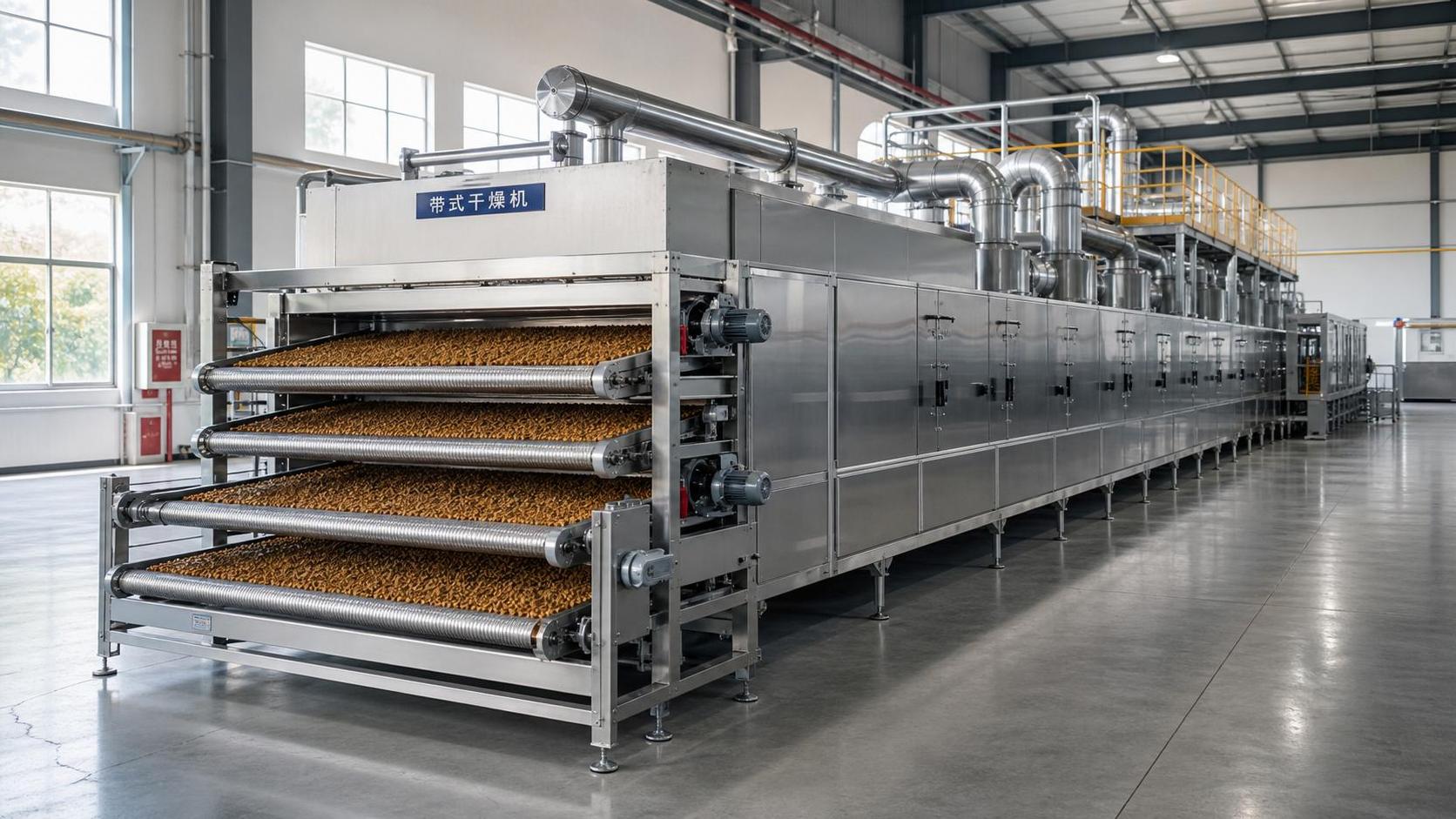 Belt Pet Food Drying Equipment Selection Guide: Capacity, Temperature, and Footprint